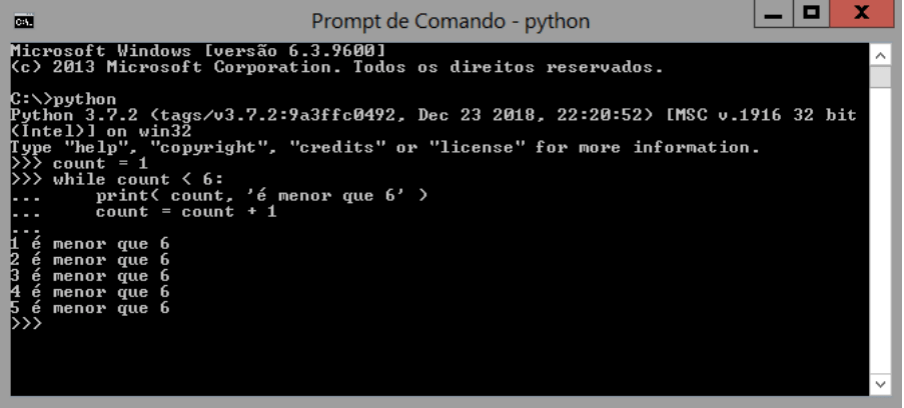Loop while Python