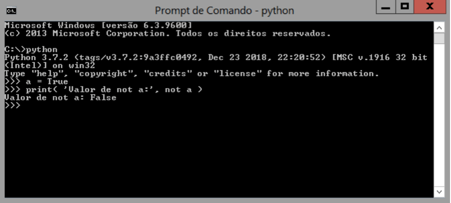 Variáveis Booleanos no Python